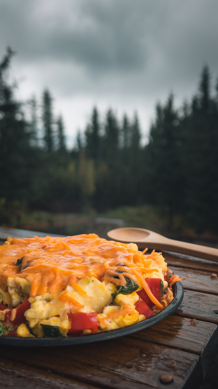 Cheesy Breakfast Scramble