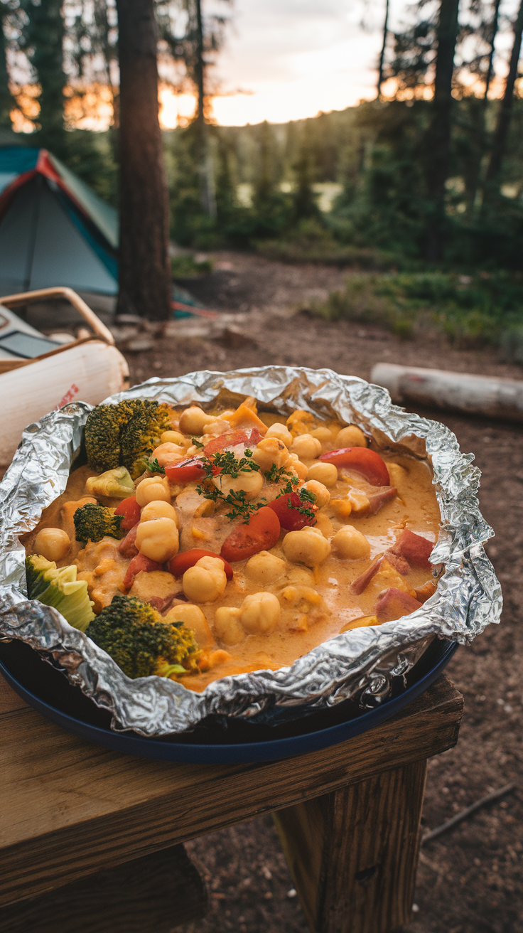 Coconut Curry Foil Packs