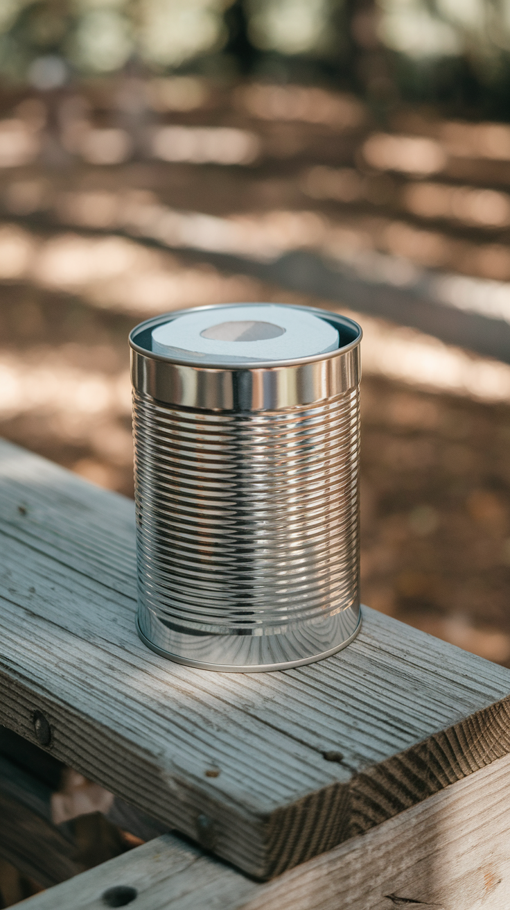 Coffee Can Toilet Paper Hack