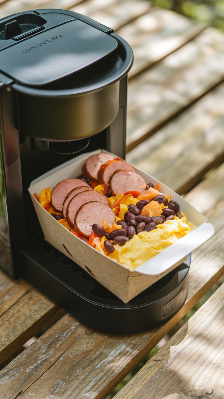 Coffee Pot Breakfast Burrito Filling