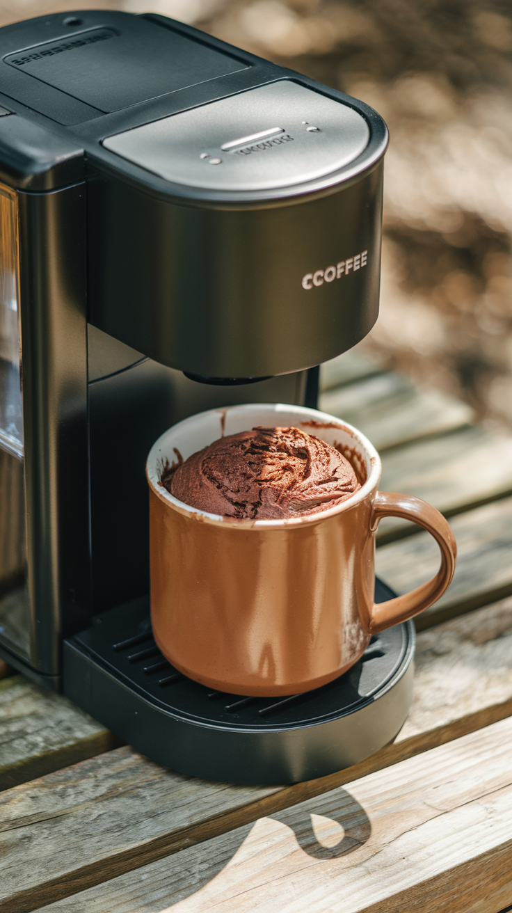 Coffee Pot Mug Cake
