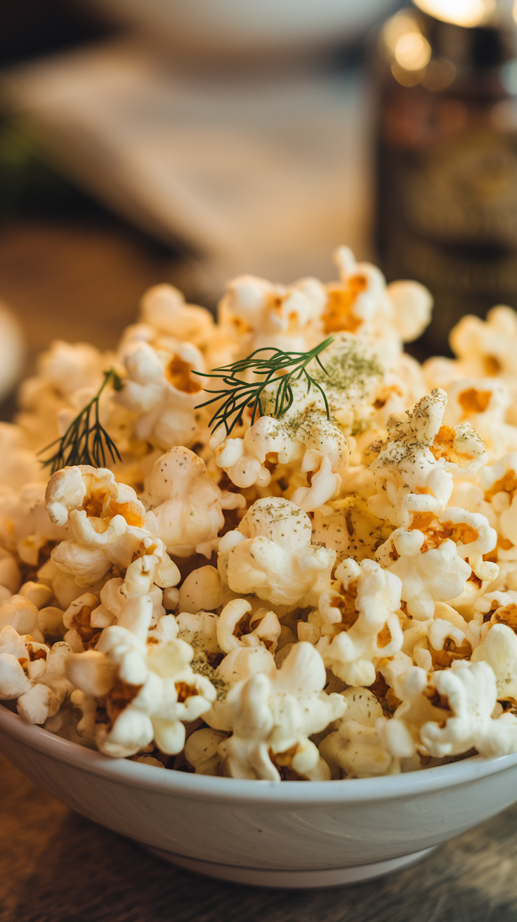 Dill Pickle Popcorn