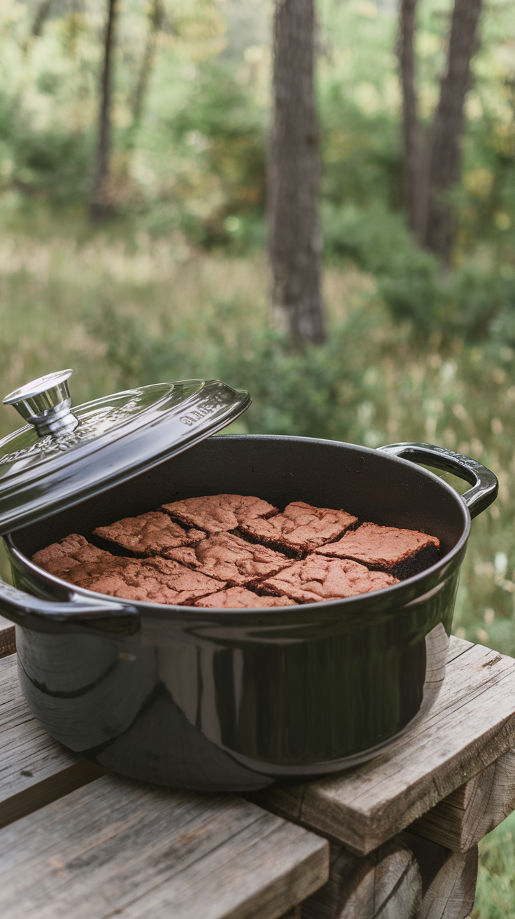 Dutch Oven Brownies