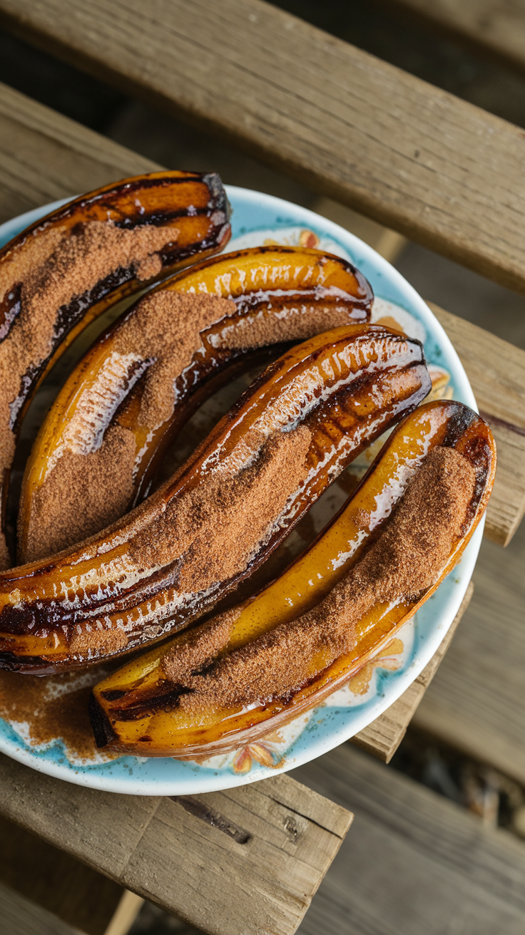 Fried Cinnamon Sugar Bananas