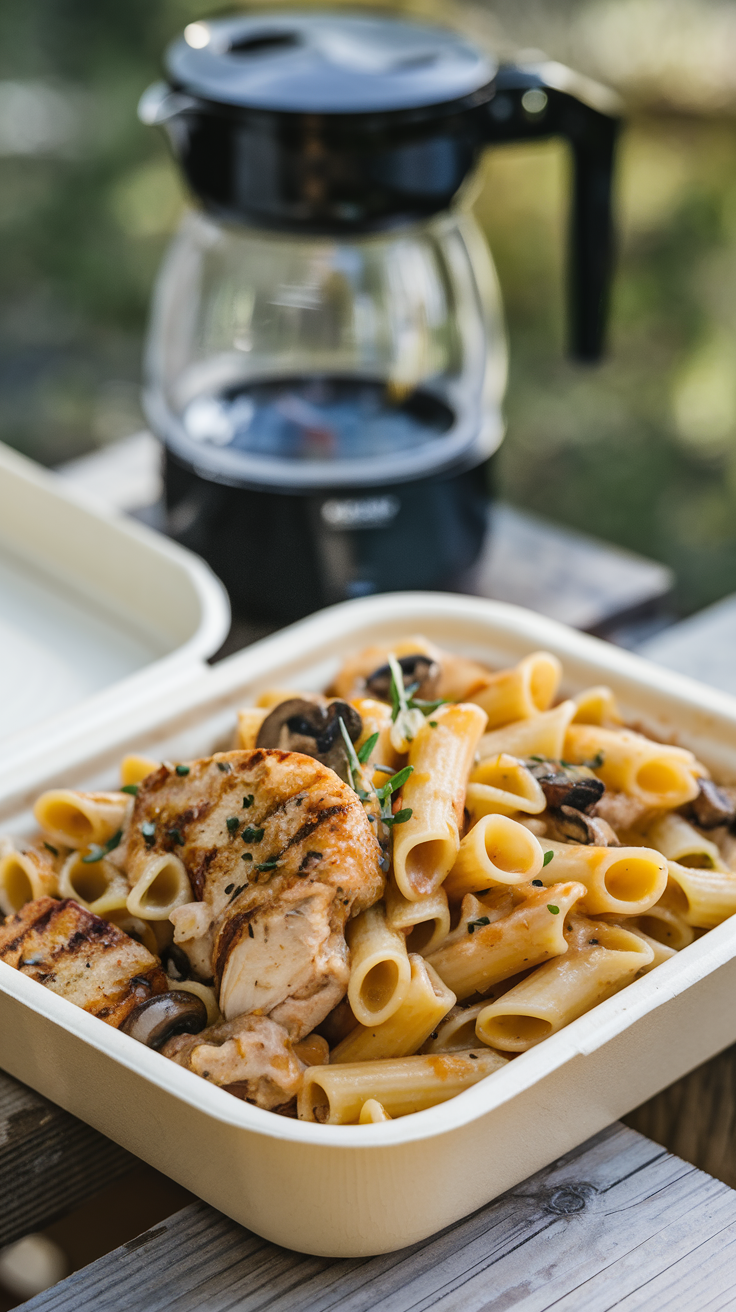 Garlic Butter Pasta Coffee Pot