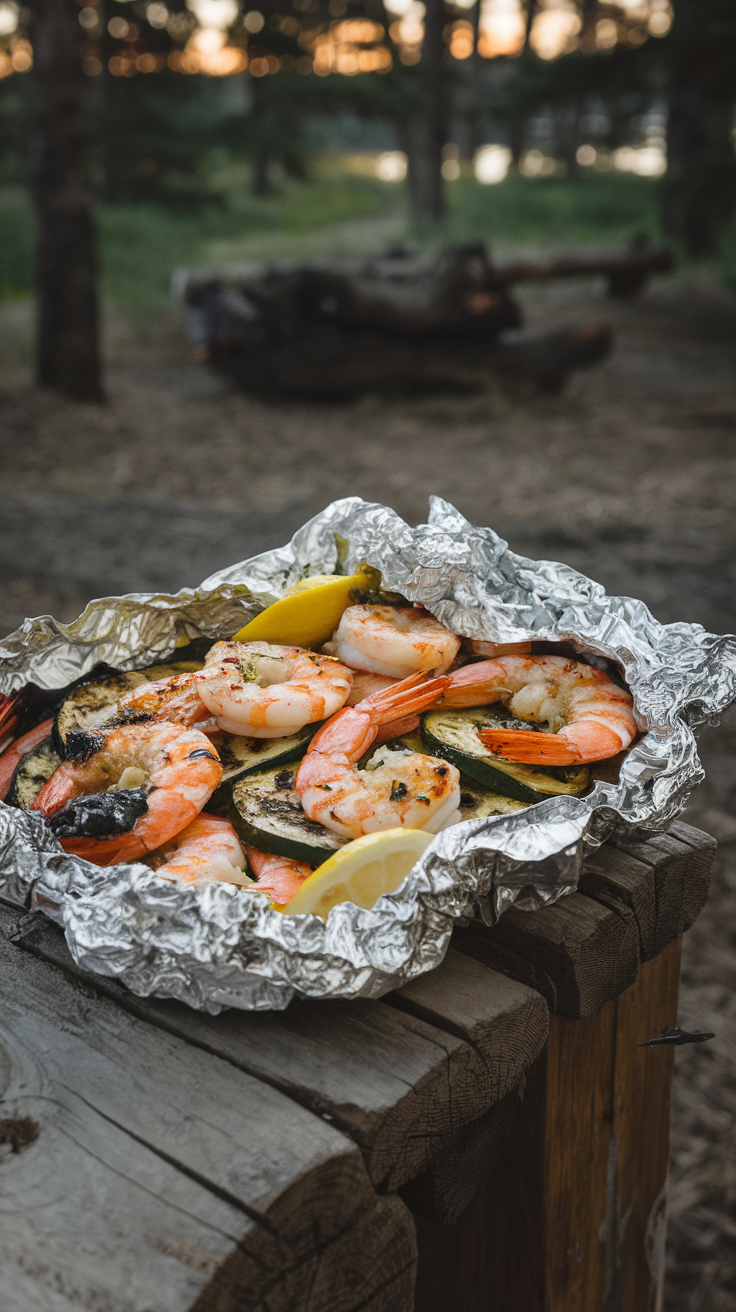 Garlic Butter Shrimp & Zucchini