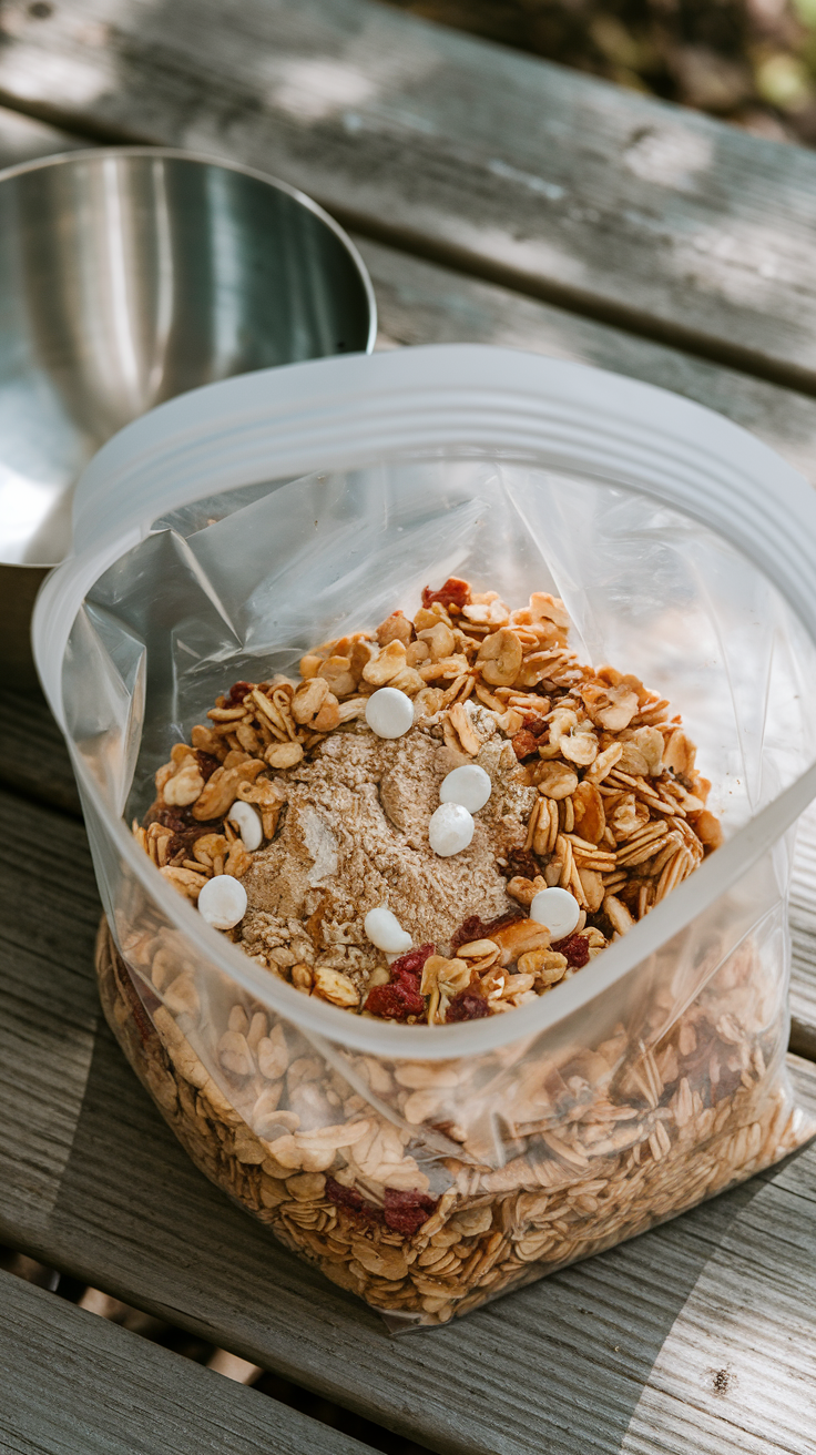 Granola and Powdered Milk