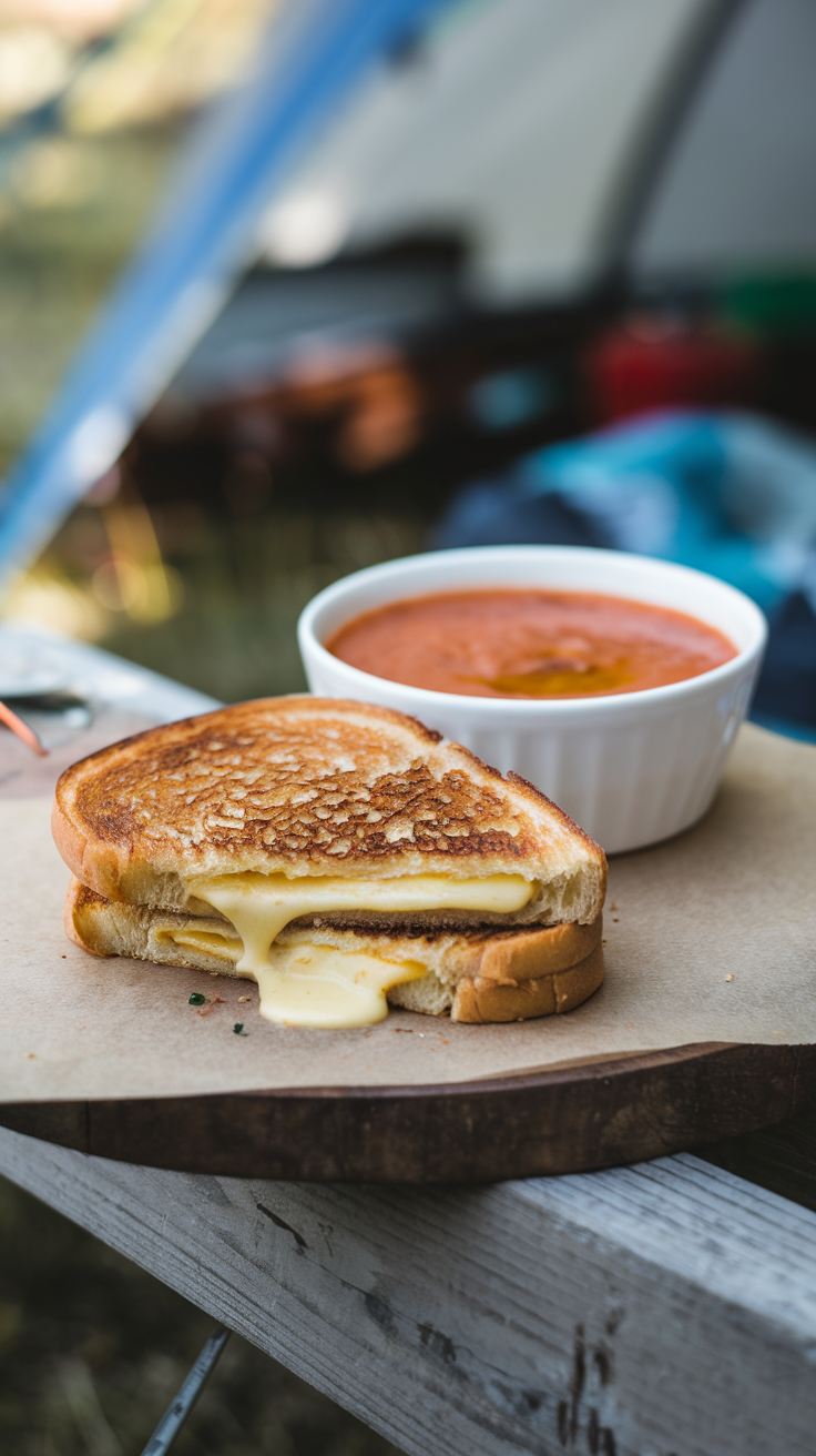 Grilled Cheese and Tomato Soup