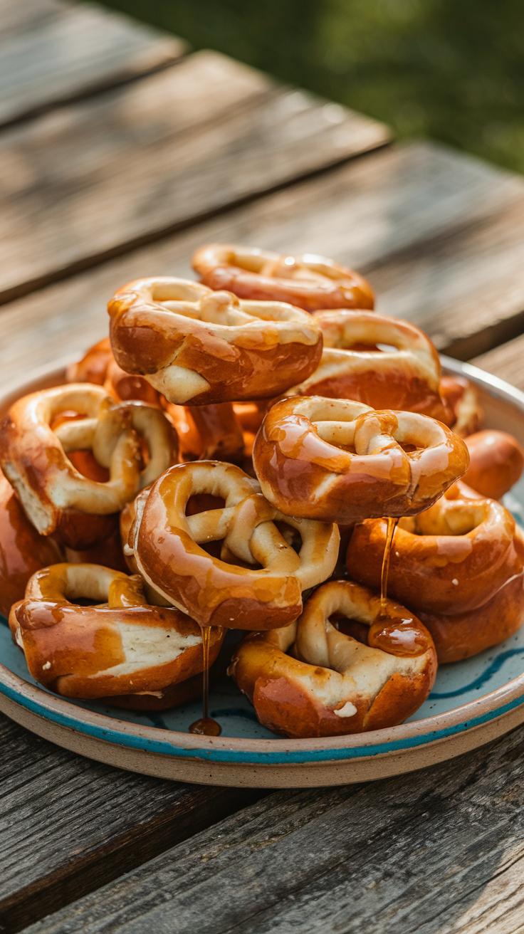 Hot Honey Pretzel Bites