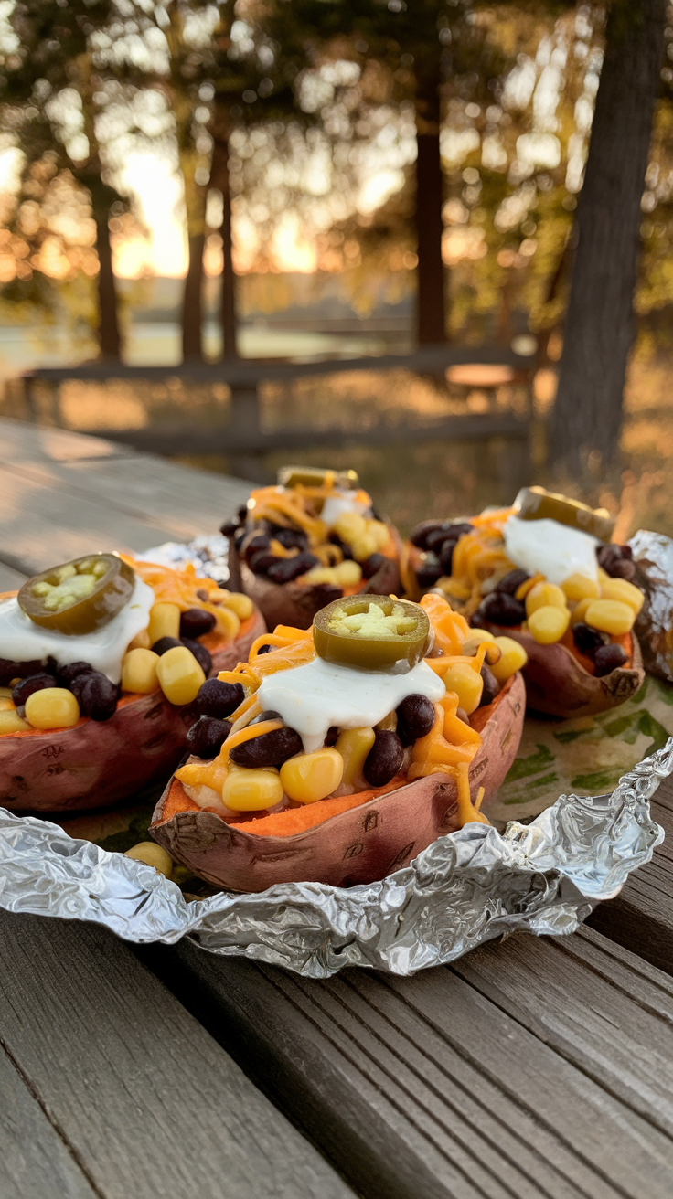 Loaded Sweet Potato Packets