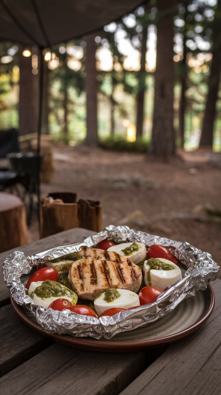 Pesto Chicken Packets