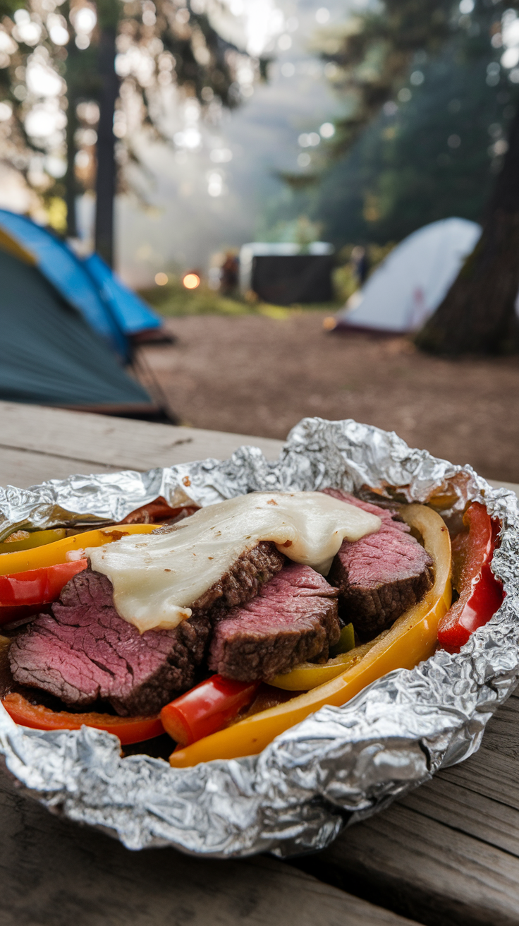 Philly Cheesesteak Foil Packets