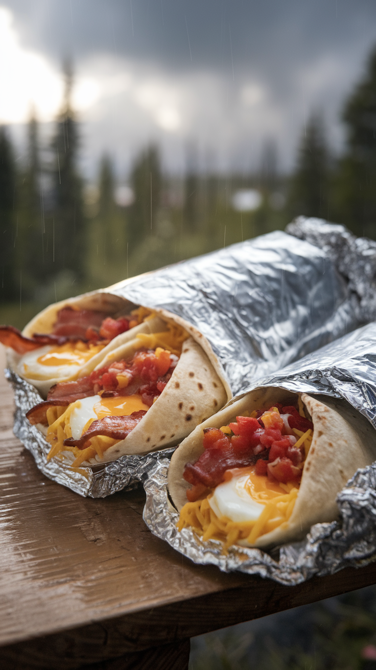 Rainy Day Breakfast Burritos