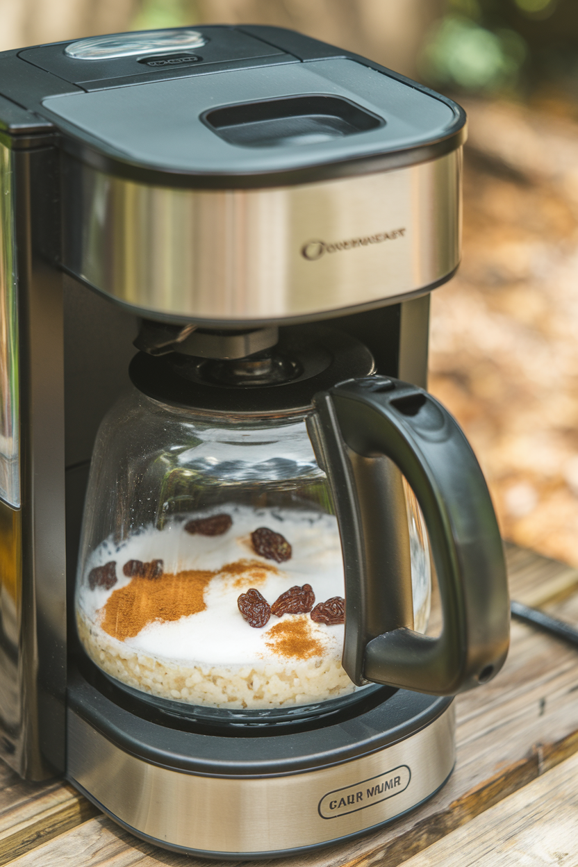 Rice Pudding Coffee Pot