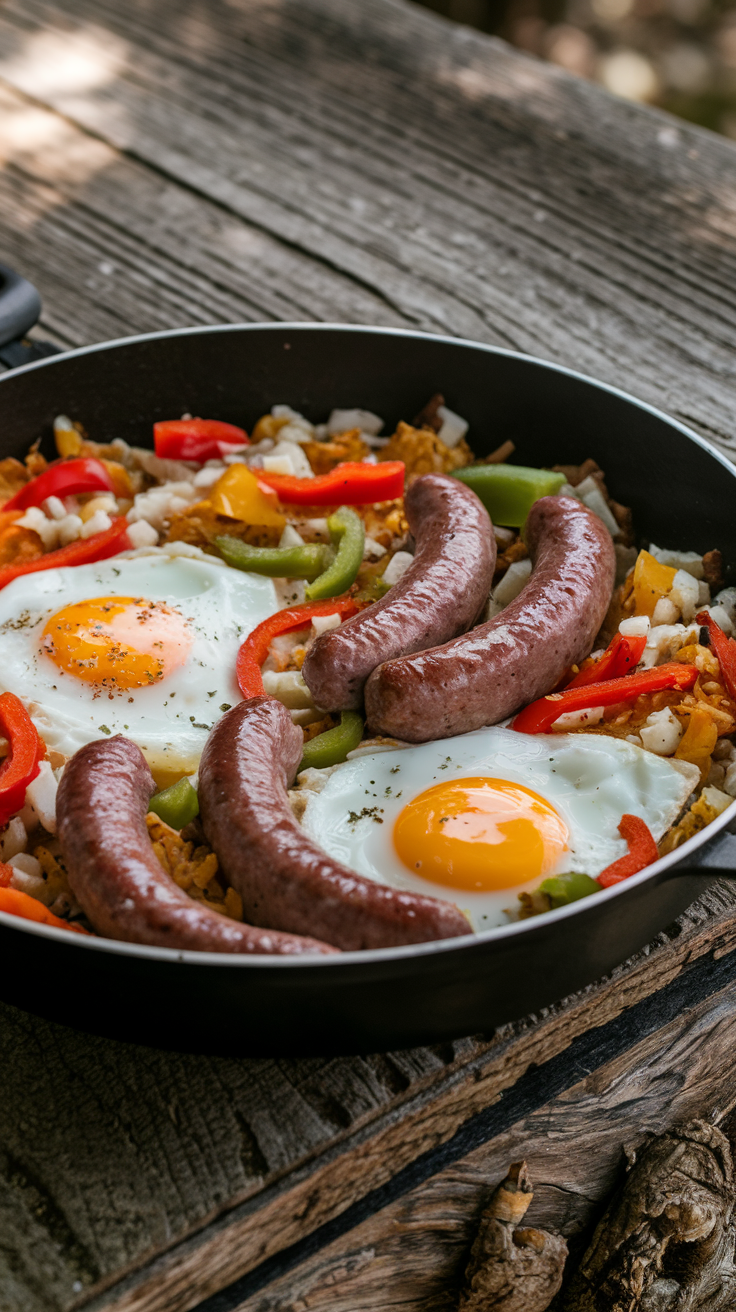Sausage and Hash Skillet