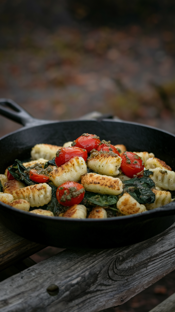 Skillet Gnocchi with Veggies
