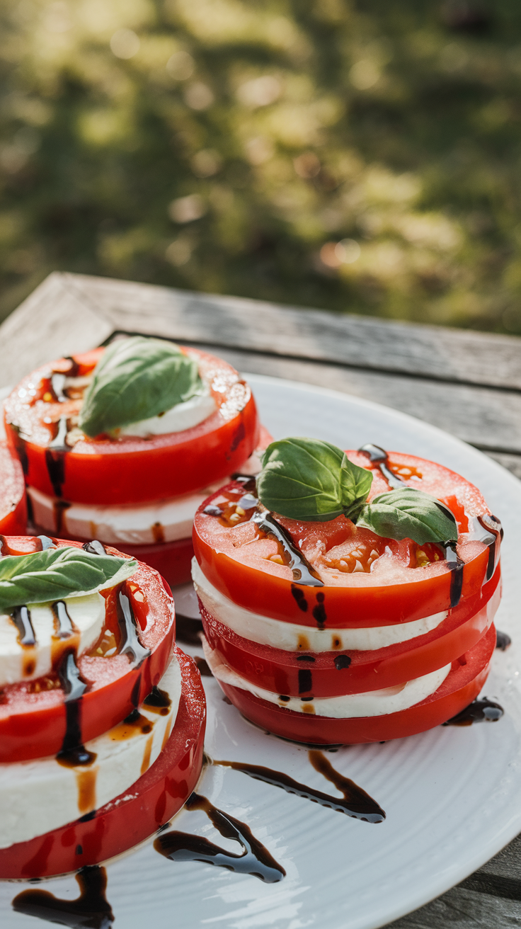 Summer Caprese Stackers