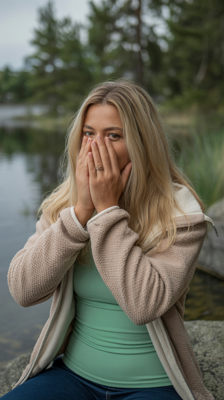 Tank Top and Fleece Jacket
