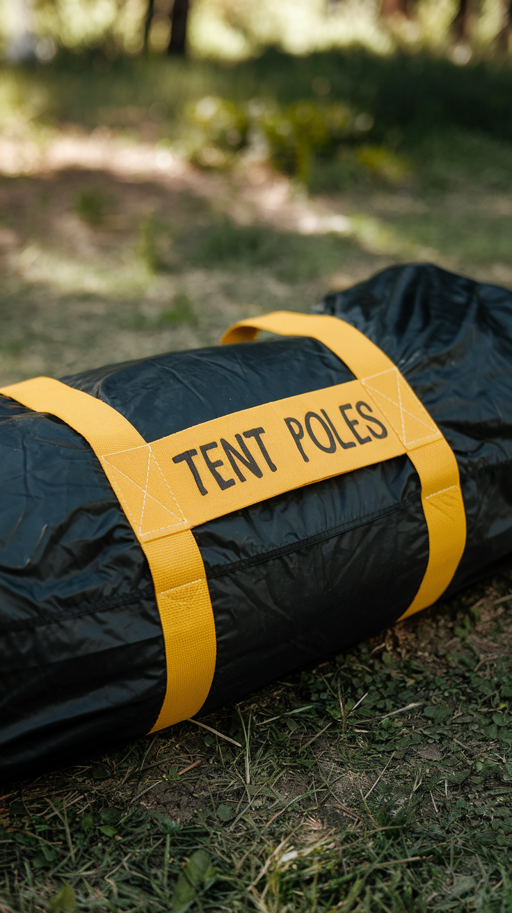 Tent Poles Camping Hack